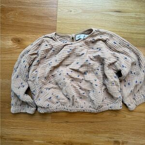 Zara Kids Bubble Sleeve Top (2-3y)